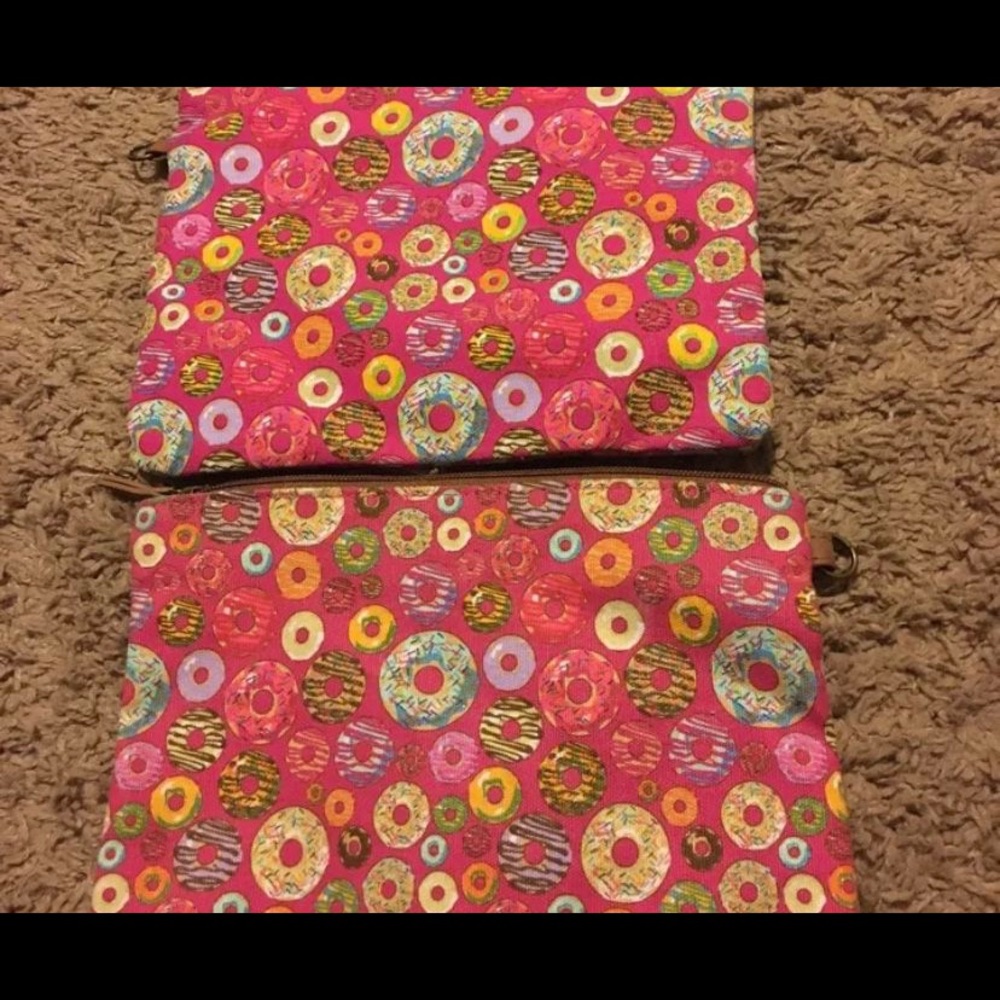 Pink doughnut bags